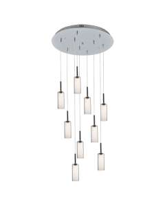 Modern LED Ceiling Lights Cluster Glass Void Pendants Lighting Hanging