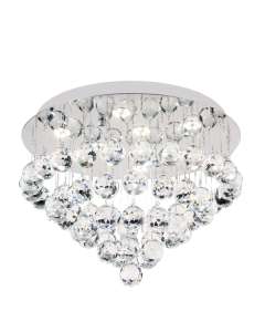 LED Crystal Lighting Flush CTC Lights Almonte Close to Ceiling Lights Round Bliss40 27w