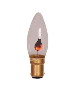 B15 Flicker Candle Globe Chandelier Bulb Decorative Lighting