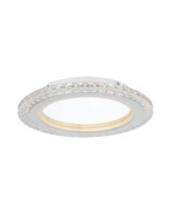 Elie 30cm 12w LED Oyster Light Ceiling Chrome Lighting Colour Changing Telbix