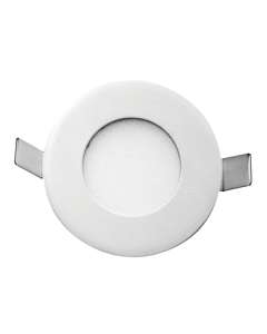 Stow Round LED Wall Lights White Recessed Lighting Telbix
