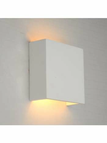 Small Square Astro Plaster Lighting Flush Wall Sconce Lights Marden Design