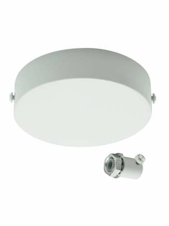 Ceiling Blank Canopy Pendants Lights White Pan Hanging
