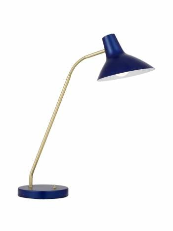 Blue Farbon Table Lamps Brass Adjustable Lights Desk Modern Telbix Lighting