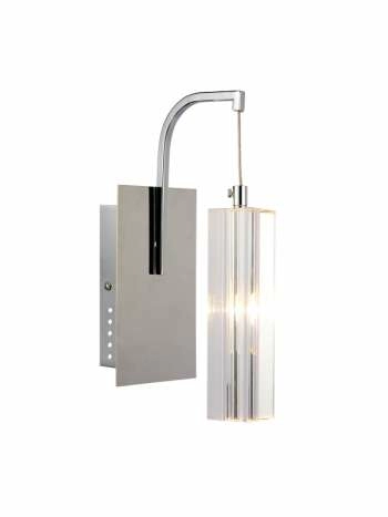 Tina Wall Lights LED Sconce Clear Beacon Lucci Lighting Modern Glass